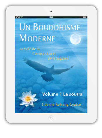 Version électronique d'Un Bouddhisme Moderne sur iPad